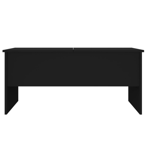 vidaXL Coffee Table Black 102x50.5x46.5 cm Engineered Wood