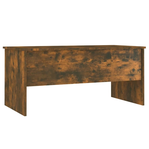 vidaXL Coffee Table Smoked Oak 102x50.5x46.5 cm Engineered Wood