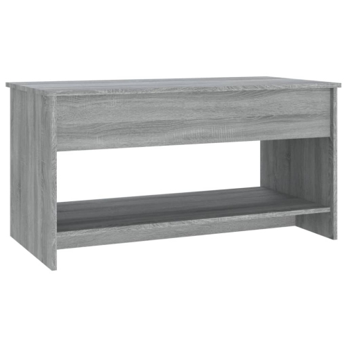 Table basse de vidaXL en bois d'ingénierie gris Sonoma 10 x 50 x 52,5 cm