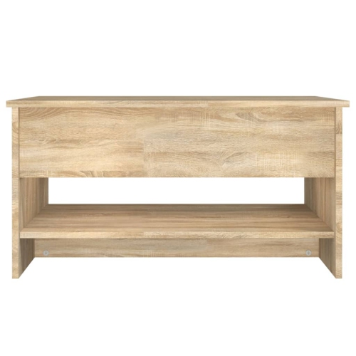 vidaXL Coffee Table Sonoma Oak 80x50x40 cm Engineered Wood