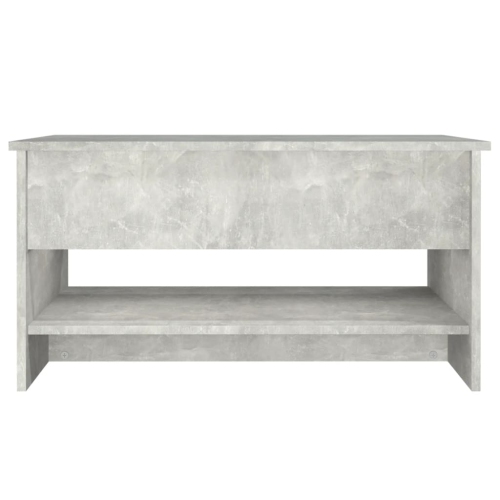 vidaXL Coffee Table Concrete Grey 80x50x40 cm Engineered Wood