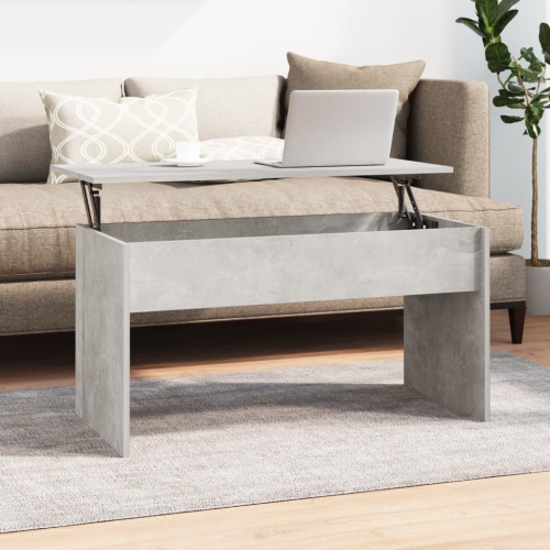 vidaXL Coffee Table Concrete Grey 102x50.5x52.5 cm Engineered Wood