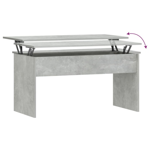 vidaXL Coffee Table Concrete Grey 102x50.5x52.5 cm Engineered Wood