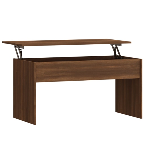 vidaXL Coffee Table Brown Oak 102x50.5x52.5 cm Engineered Wood