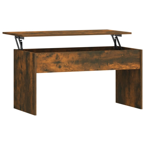 vidaXL Coffee Table Smoked Oak 102x50.5x52.5 cm Engineered Wood