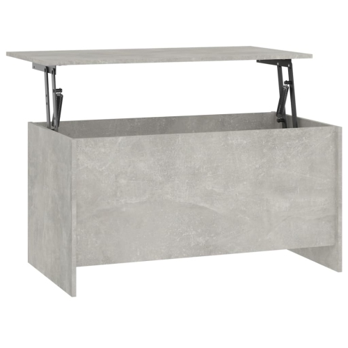 vidaXL Coffee Table Concrete Grey 102x55.5x52.5 cm Engineered Wood
