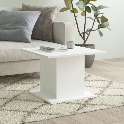 vidaXL Coffee Table White 55.5x55.5x40 cm Engineered Wood