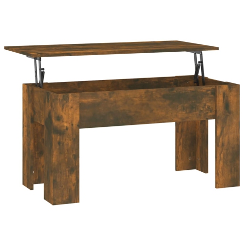 VIDAXL  Coffee Table Smoked Oak 101X49X52 Cm Engineered Wood