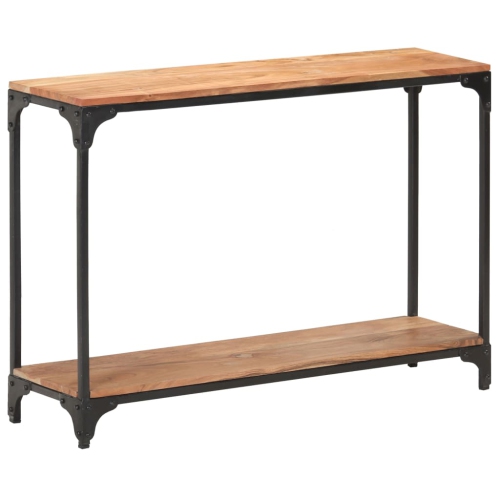 vidaXL Console Table 110x30x75 cm Solid Acacia Wood
