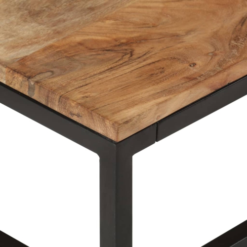 Table basse gigogne vidaXL, 2 pièces en bois d'acacia massif