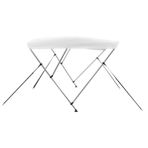 VidaXL 3 Bow Bimini Top Blanc 183x140x137&nbsp;cm