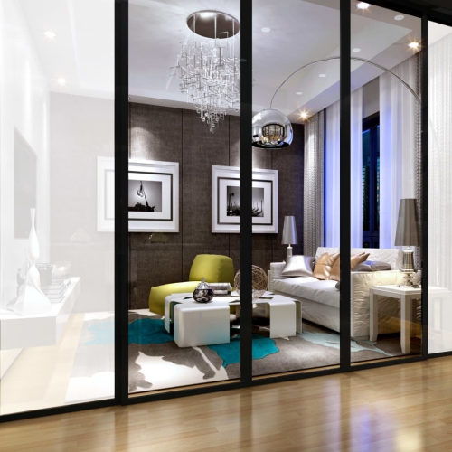 vidaXL Window Film Frosted Grey 0.9x100 m PVC