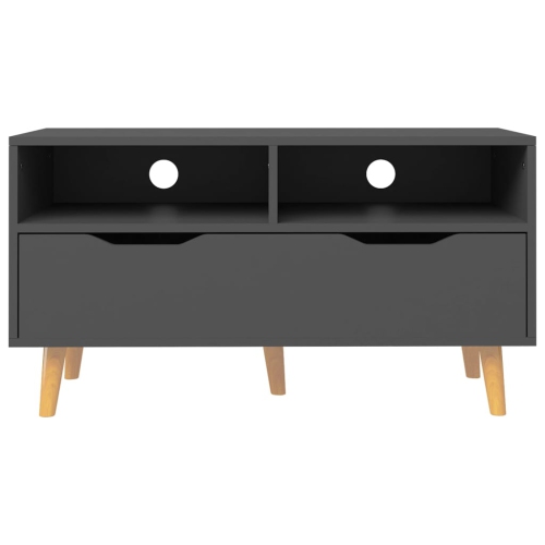 vidaXL TV Cabinet Grey 90x40x48.5 cm Engineered Wood