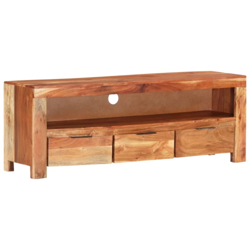 VIDAXL  Tv Cabinet 110X30X40 Cm Solid Acacia Wood