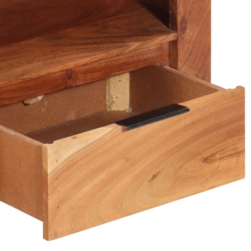 vidaXL TV Cabinet 110x30x40 cm Solid Acacia Wood