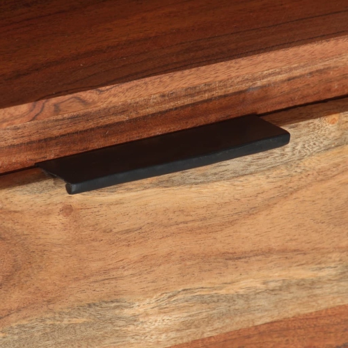 vidaXL TV Cabinet 110x30x40 cm Solid Acacia Wood