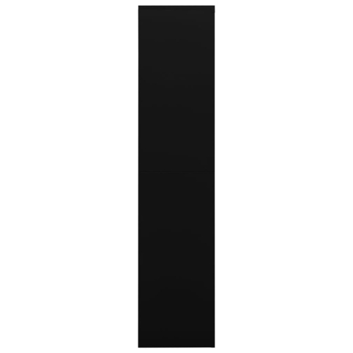 vidaXL Locker Cabinet Black 90x40x180 cm Steel