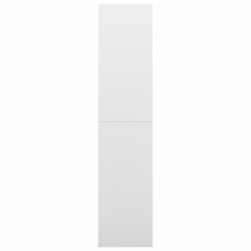 Armoire à casier vidaXL en acier blanc 90 x 40 x 40 x 180 cm