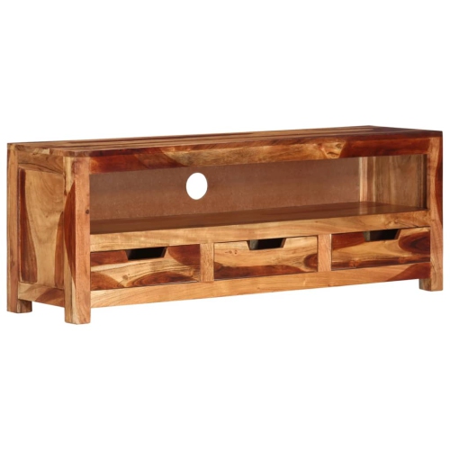 VIDAXL  Tv Cabinet 110X30X40 Cm Solid Wood Acacia