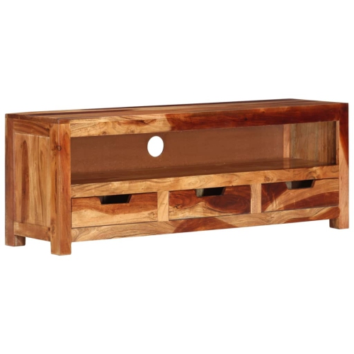 vidaXL TV Cabinet 110x30x40 cm Solid Wood Acacia