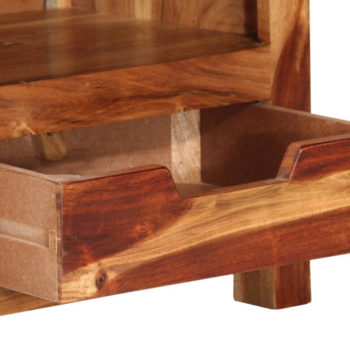 vidaXL TV Cabinet 110x30x40 cm Solid Wood Acacia