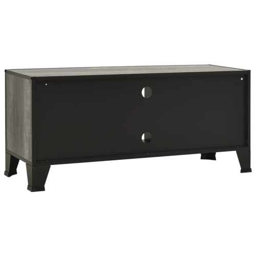 vidaXL TV Cabinet Grey 105x36x47 cm Metal and MDF