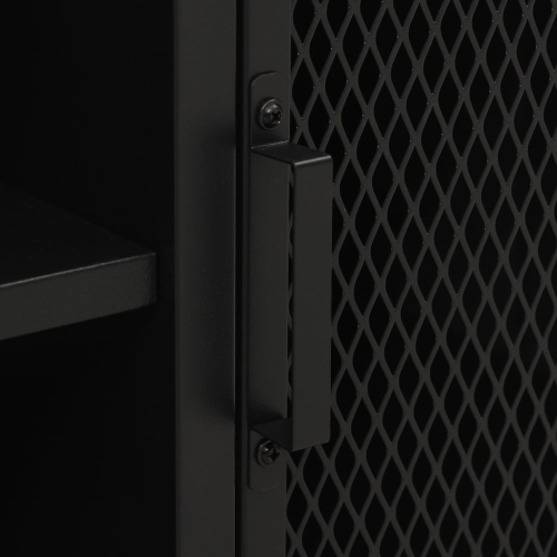 Meuble pour téléviseur de vidaXL brun rustique 105x36x47 cm métal et MDF