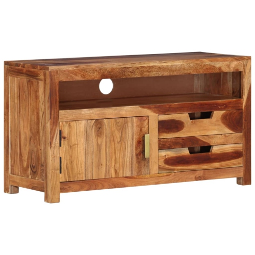 VIDAXL  Tv Cabinet 90X34.5X50 Cm Solid Wood Acacia