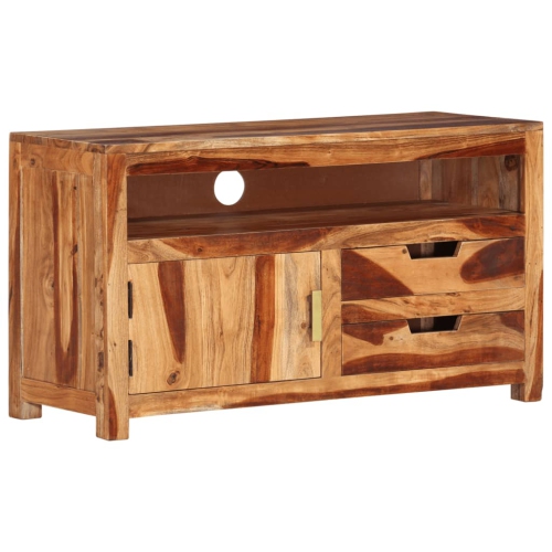 vidaXL TV Cabinet 90x34.5x50 cm Solid Wood Acacia