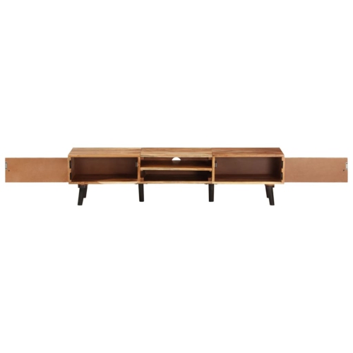 vidaXL TV Cabinet 145x35x35 cm Solid Acacia Wood
