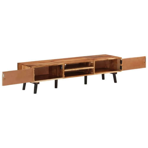 vidaXL TV Cabinet 145x35x35 cm Solid Acacia Wood