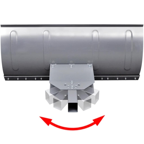 vidaXL 39" Heavy Duty Snow Plow Blade Adjustable Angles, Compatible with ATVs, Quad Bikes & Tractors