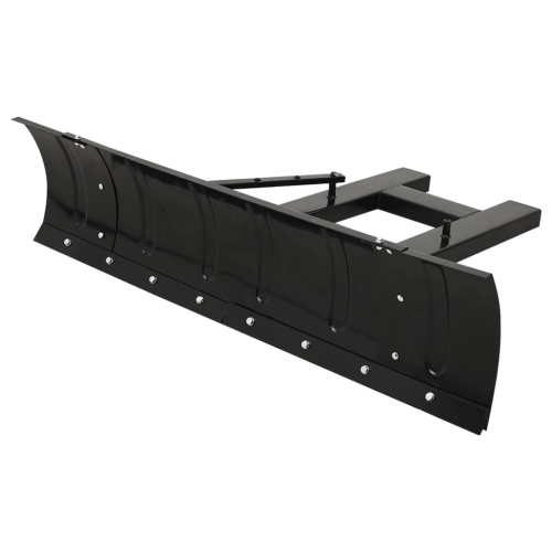 vidaXL Snow Plough for Forklift 150x38 cm Black