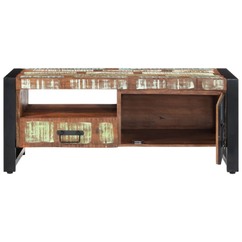 vidaXL Coffee Table 100x50x41 cm Solid Wood Reclaimed