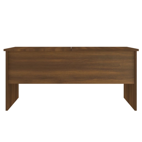 vidaXL Coffee Table Brown Oak 102x50.5x46.5 cm Engineered Wood