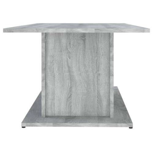 vidaXL Coffee Table Grey Sonoma 102x55.5x40 cm Engineered Wood