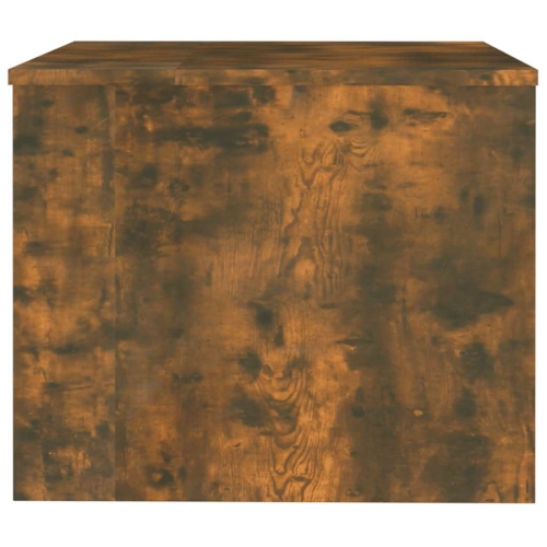 vidaXL Coffee Table Smoked Oak 80x50x40 cm Engineered Wood