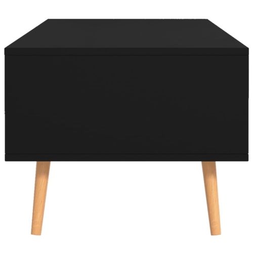 vidaXL Coffee Table Black 100x49.5x43 cm Engineered Wood