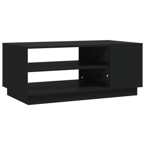vidaXL Coffee Table Black 102x55x43 cm Engineered Wood