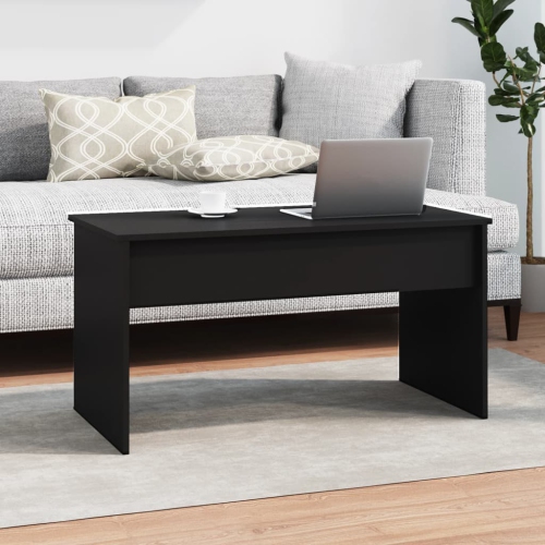 vidaXL Coffee Table Black 102x50.5x52.5 cm Engineered Wood