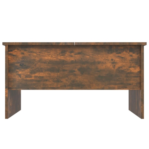 vidaXL Coffee Table Smoked Oak 80x50x42.5 cm Engineered Wood