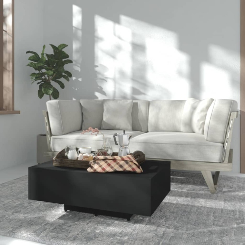 vidaXL Coffee Table Black 85x55x31 cm Engineered Wood
