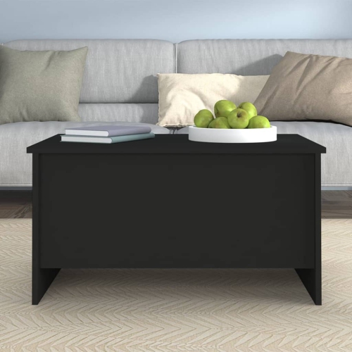 vidaXL Coffee Table Black 80x55.5x41.5 cm Engineered Wood