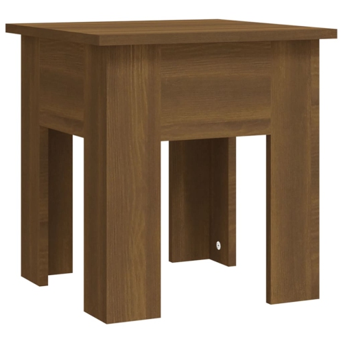 VIDAXL  Coffee Table Oak 40X40X42 Cm Engineered Wood In Brown