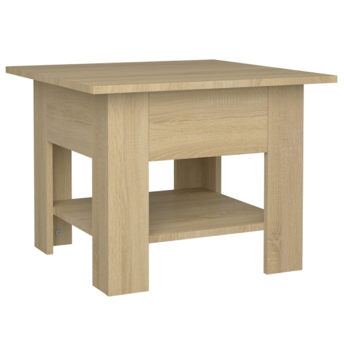 VIDAXL  Coffee Table Sonoma Oak 55X55X42 Cm Engineered Wood
