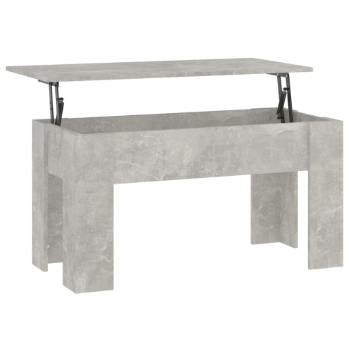 VIDAXL  Coffee Table Concrete 101X49X52 Cm Engineered Wood In Grey