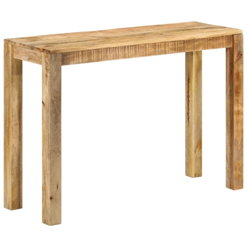 Table console VIdaXL 110 x 35 x 35 x 76&nbsp;cm en bois de manguier brut