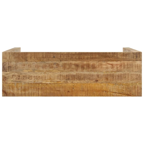 Table console VIdaXL 110 x 35 x 35 x 76&nbsp;cm en bois de manguier brut