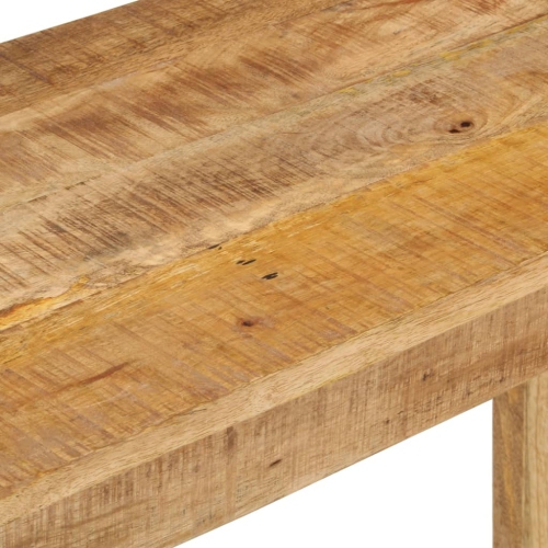 Table console VIdaXL 110 x 35 x 35 x 76&nbsp;cm en bois de manguier brut