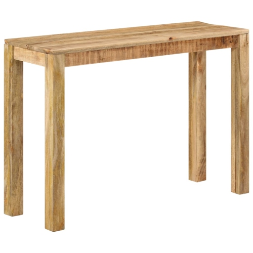 Table console VIdaXL 110 x 35 x 35 x 76&nbsp;cm en bois de manguier brut